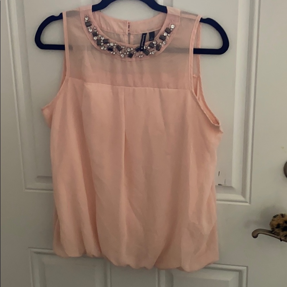 Tank style dressy blouse
